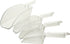 (2 Pack) 12-Ounce Clear Polycarbonate Scoop, Heavy-Duty Plastic Ice Scoop, Candy Scoops, Popcorn Scoops, Utility Scoops by Tezzorio