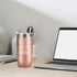 Thank You Gifts for Women, You're Awesome Travel Tumbler, Graduation Appreciation Birthday Gift for Her Teacher Friend Mom Wife, Insulated Stainless Steel Travel Tumbler with 2 Lids(20 oz, Rose Gold)