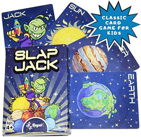 Regal Games - Classic Card Games - Slap Jack - Card Game Gift for Christmas, Birthdays, Holidays, and Family Gatherings
