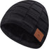 EverPlus Bluetooth Beanie for Men Bluetooth Hat, Mens Gifts, Women Beanie Hat Black