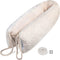 fowong 36 Inch Under Door Noise Stopper, Door Draft Blocker Heavy Duty Seal Guard Door Bottom Weather Stripping Saving Energy (Beige)