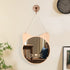 iCAGY Hanging Lightweight Mirror for Wall, Acrylic Nonglass Small Decorative Wall Mirror for Hallway Bedroom Kids Safety 11.8x10.6 inch Cat