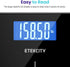 Etekcity Digital Body Weight Bathroom Scale with Step-On Technology, 400 Lb