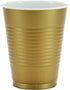Hanna K. Signature Collection 50 Count Plastic Cup, 18-Ounce, Gold