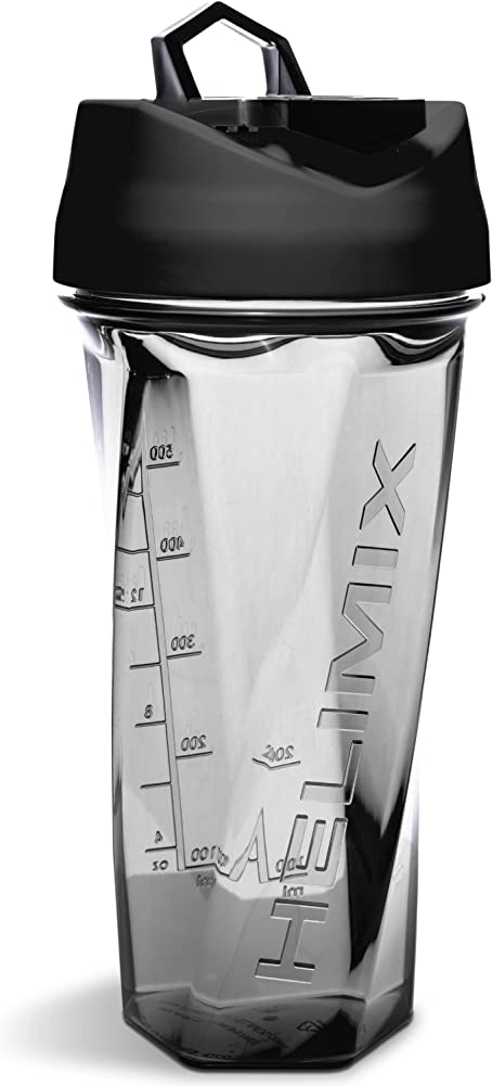 Helimix Vortex Blender Shaker Bottle 28oz | No Blending Ball or Whisk | USA Made | Portable Pre Workout Whey Protein Drink Shaker Cup | Mixes Cocktails Smoothies Shakes | Dishwasher Safe