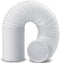 Zomia Portable Air Conditioner Hose 5.9 Inch Diameter 80" Length, AC Exhaust Hose Anti-Clockwise Thread Air Conditioner Parts Compatible with Haier, LG, Delonghi and More