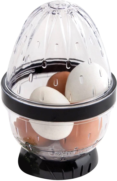 EZ EGGS Hard Boiled Egg Peeler, 5 Egg Capacity Handheld Specialty Kitchen Tool Peels Egg Shells in Seconds (As Seen on TV)