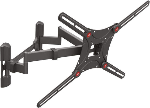 Barkan TV Wall Mount, 13 - 90 inch Dual Arm Full Motion Articulating - 4 Movement Flat / Curved Screen Bracket, Holds up to 132 lbs, Extra Stable, Lifetime Limited Warranty, Fits LED OLED LCD
