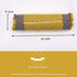 Buckwheat Pillow Neck Roll Pillow - EDOMI Cervical Lumbar Support Pillow Round Therapeutic Bolster Pillow for Stomach Sleepers Spine and Back Pain Buckwheat Hulls Filling (16x4 inch, Yellow)