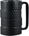 EPFamily 3D Cool Car Mug Tyre Tire Interior Durable Coffee Tea Cup Attractive Mugs Personalized Porcelain Gifts for Men Women Car Lover 14.5 oz Black