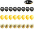 HankRobot 70th Birthday Decorations Party Supplies?42pack? Gold Number Balloon 70 Happy Birthday Banner Latex Balloons(Black, Golden) Confetti Balloons -Great for 70 Seventy Years Old Birthday Party