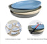 shopwithgreen Lightweight Wheat Straw Plates - 4 Pack 7.8' Unbreakable Dinner Plates, Dishwasher & Microwave Safe, BPA free, for Kids,Children,Toddler & Adult