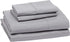 Amazon Basics Lightweight Super Soft Easy Care Microfiber Bed Sheet Set with 14" Deep Pockets - Queen, Dark Gray