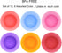 Everyday Plates set of 12 - Unbreakable and Reusable 10 inch Plastic Dinner Plates, 6 Assorted Color | Dishwasher Safe,BPA Free