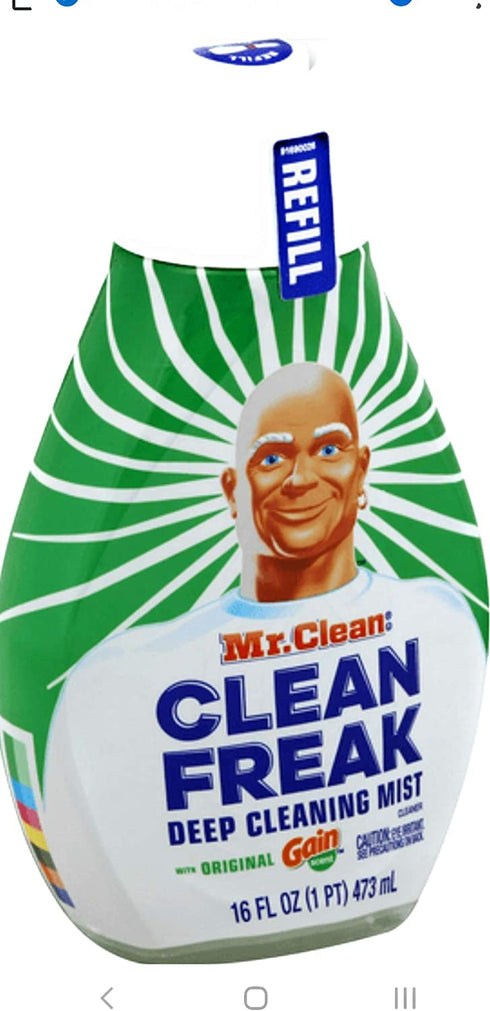 Mr. Clean Freak Deep Cleaning Mist Refill, Original Gain, 16 fl oz (Pack of 2)