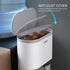 DAHAKII Cup Dispenser for Water Paper Cup Holder Wall Mounted Anti-Dust Cover Self Adhesive Pull Type Disposable Cups Holder (Gray)