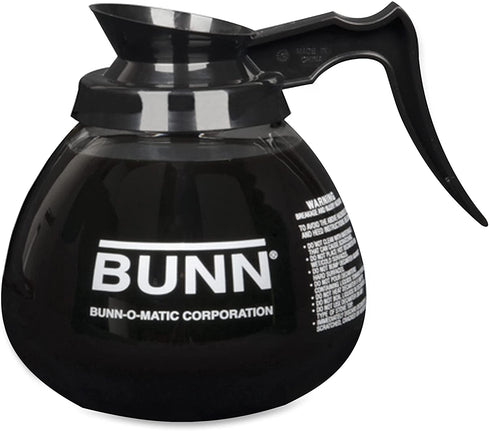 BUNN 12-Cup Glass Coffee Decanter, Black