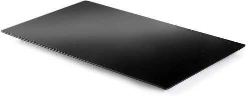 Tempered Black Glass Cutting Board Long Lasting Black Ink Glass Scratch Resistant, Heat Resistant, Shatter Resistant, Dishwasher Safe. (Large 12x16")