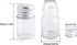 MaxMau 100 Sets Small Glass Bottles with Aluminum Cap Screw Top Lids 5 Milliliter Tiny Vials DIY Art Craft Storage