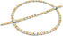 Womens 3 Tone XOXO Hugs & Kisses Necklace and Bracelet Set Starburst 18" LENGTH