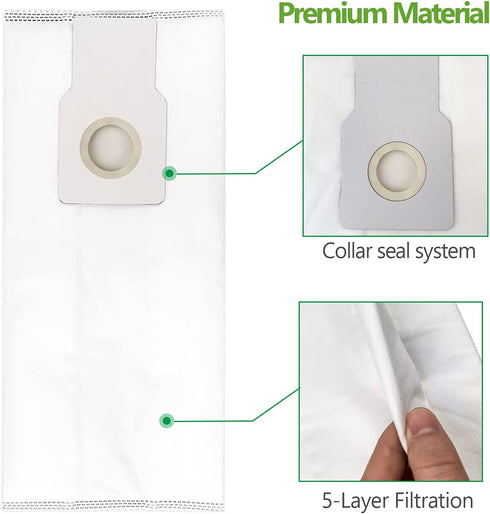 6 Pack Replacement 53294 Style O HEPA Vacuum Bags for Upright Vacuums Replace Part 5068 50688 50690 20-53294