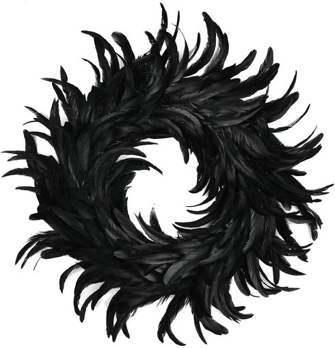 Christmas wreath-18 inch Cocktail Feather Wreath Artwork?Used to Decorate The Courtyard-Bedroom-Dining Room