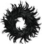 Christmas wreath-18 inch Cocktail Feather Wreath Artwork?Used to Decorate The Courtyard-Bedroom-Dining Room