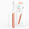Quip Adult Electric Toothbrush - Sonic Toothbrush with Travel Cover & Mirror Mount, Soft Bristles, Timer, and Metal Handle - Copper