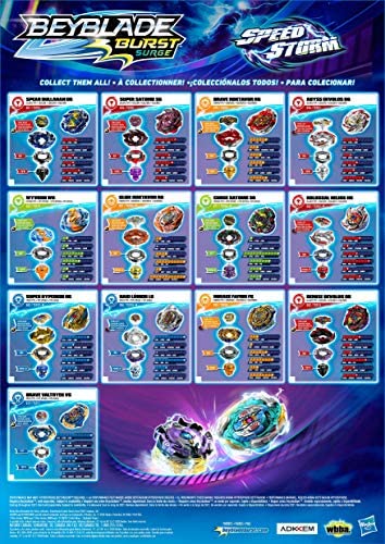 BEYBLADE Burst Surge Speedstorm Abyss Devolos D6 Spinning Top Single Pack -- Balance Type Battling Game Top, Toy for Kids Ages 8 and Up