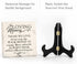 LukieJac Sympathy Gifts for Loss of Loved One In Memory of Mother Father Plaque with Wooden Stand Bereavement/Condolences/Grief Gifts-Funeral Decor Sign Sorry for Your Loss Remembrance-Poem(3 Options)