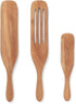 Fox Run 3-Piece Acacia Spurtle Set (Stirring Spatula/Spoon), 2 x 6 x 14.5 inches, Brown