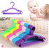 30 Pack Plastic Children's Hangers Baby Hangers Kids Hangers Toddler's Hangers for Laundry and Closet,Purple