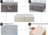 iwill CREATE PRO Underbed Storage Cube with Lid, Underbed Shoe Organizer Basket, Garment Storage Boxes, Beige