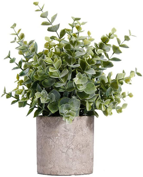 HC STAR Artificial Plant Potted Mini Fake Plant Decorative Lifelike Flower Green Plants
