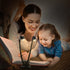 Rechargeable Warm& White 10 LED book light/music stand light, Easy Clip-on Reading in Bed at night, 3color—3 Brightness Levels, 2.8 oz Lightweight, Perfect for Bookworms & Kids