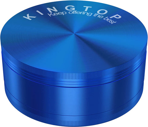 KINGTOP Spice Grinder Large 3.0 Inch Blue