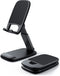 Lamicall Foldable Phone Stand for Desk - Height Adjustable Cell Phone Holder Portable Cellphone Cradle Desktop Dock Compatible with iPhone 13 Pro Max Mini, 12 11 XR X 8 7 6 Plus SE, 4-8'' Smartphone