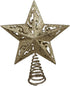 Kurt Adler 8-Inch Gold Glittered 5 Point Star Treetop