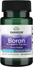 Swanson Boron from Albion - Boroganic Glycine Supplement Supporting Joint Health & Bone Health - High Absorption Formula May Support Overall Balance - (60 Capsules, 6mg Each)