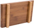 TJ Global Set of 2 Sashimi Sushi Bamboo Serving Geta Plates - Japanese Style Tableware Bamboo Sushi Board Cutting Tray (L8.2" x W4.7")