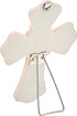 Precious Moments, Jesus Loves Me, Girl Resin Cross With Stand, 132402