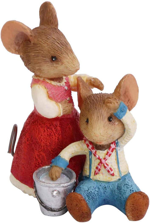 Enesco Tails with Heart Jack and Jill Mice Figurine