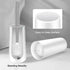Toilet Brush and Holder, Toilet Bowl Brush with Stainless Steel Handle Durable Bristles Hidden Toilet Scrubber for Toilet Cleaning