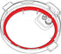 Instant Pot Sealing Rings 2-Pack Red/Blue, 8 Quart