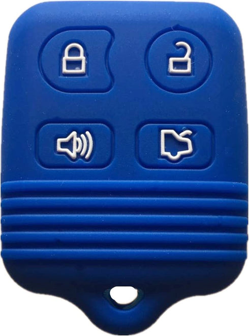 Rpkey Silicone Keyless Entry Remote Control Key Fob Cover Case protector Replacement Fit For Ford Mustang Edge Escape Expedition Explorer Focus Escort Lincoln Mercury CWTWB1U331 GQ43VT11T