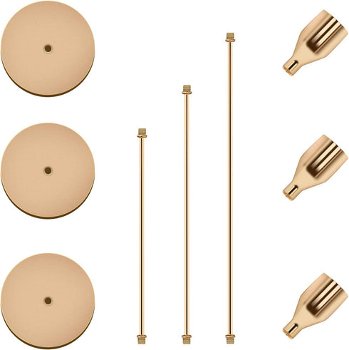 Taper Candle Holders Gold Table Decorative Candlestick Holder for Wedding Dinning Party Candle Holders for Taper Candles Metal Candle Stand,Fits 3/4 Inch Slim Candles & Led Candles (Gold)