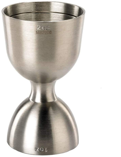 Barfly Heavy-Duty Straight Rim Bell Jigger, 1 oz x 2 oz, Stainless Steel
