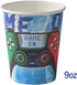 Video Game Party Tableware Set - Gaming Theme Party Supplies for Kids Includes Plates Napkins Cups Knives Forks Spoons Serves 16 Guests