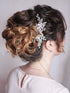 Unicra Bride Crystal Wedding Hair Comb Silver Bridal Headpiece Sparkly Rhinestone Hair Accessorie for Women and Girls (A-Silver)