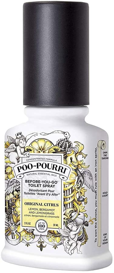 Poo-Pourri Before-You-Go Toilet Spray Bottle, 2 oz, Original Scent, 2 Count